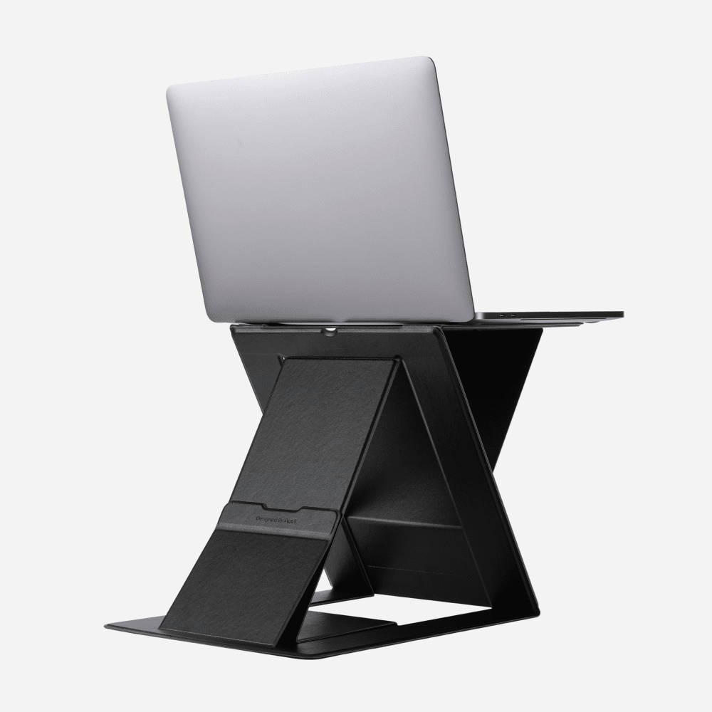 2 Pcs Self-adhesive Mini Portable Laptop Stand Foldable Ergonomic Desktop  Stand