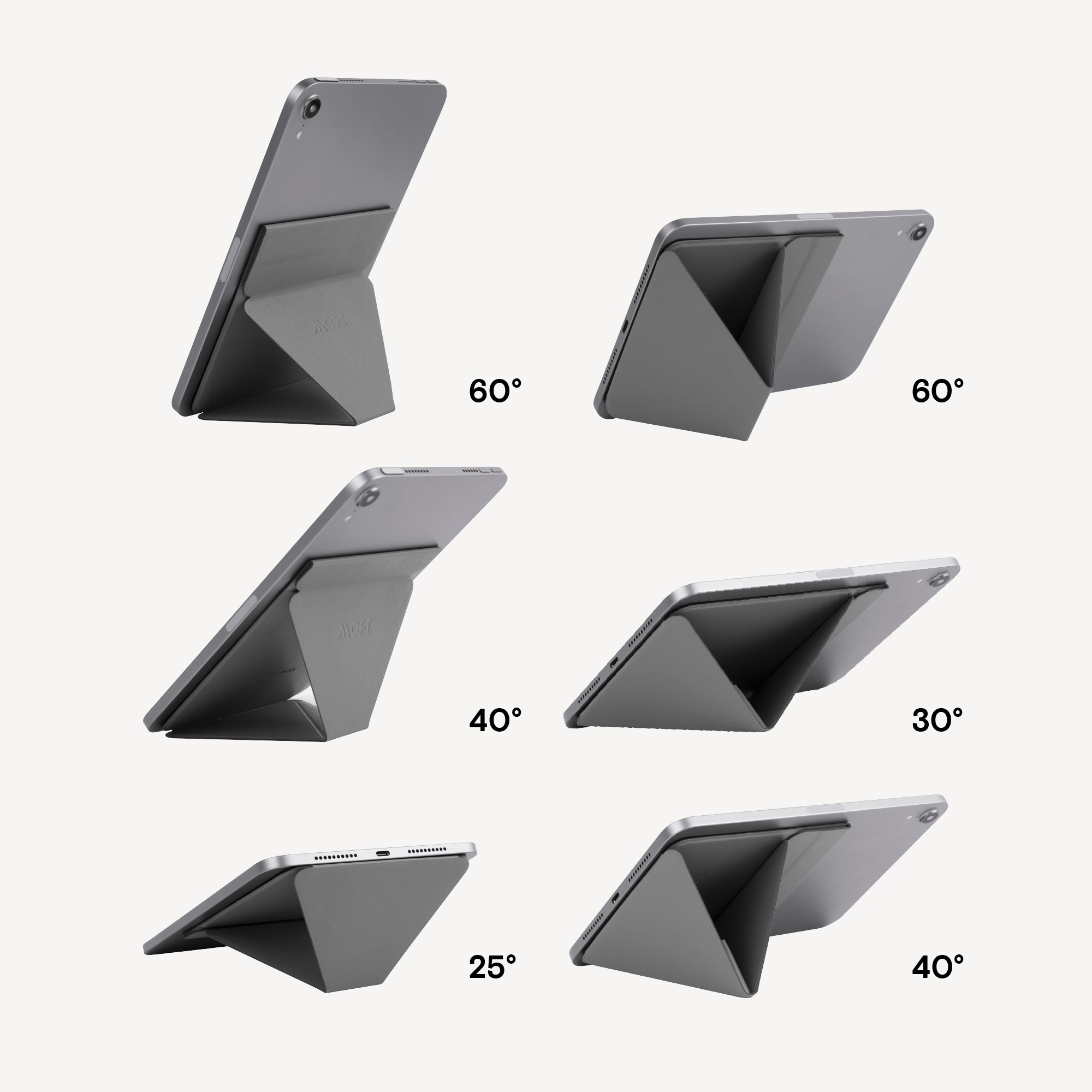MOFT Adhesive Wall Stand & Snap Pad: Universal Wall Holder for All iPads,  Tablets, Phones and eReaders, Residure-Free
