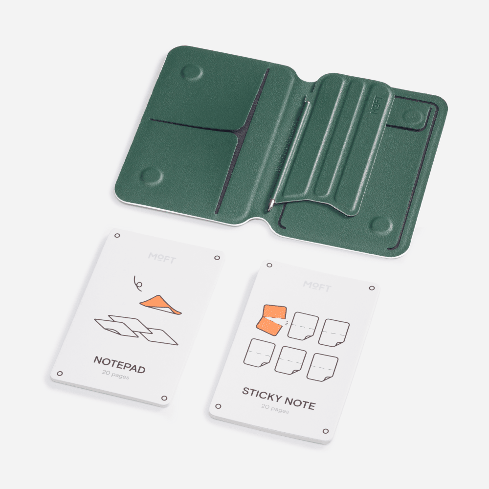 Snap Flow For Phones MC002 Note Pad Misty Cove x Midnight Green 