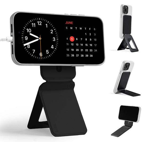 Snap Phone Tripod Stand MOVAS™ - Powerful Magnets For Phones MS027 Phone Tripod Stand Jet Black 