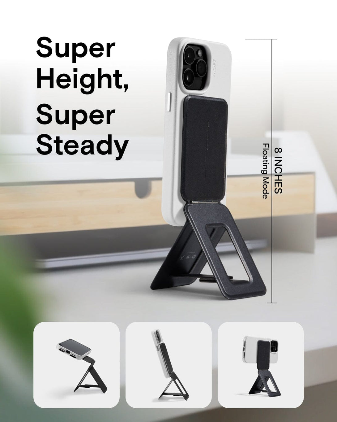 Snap Phone Tripod Stand MOVAS™ - Powerful Magnets For Phones MS027 