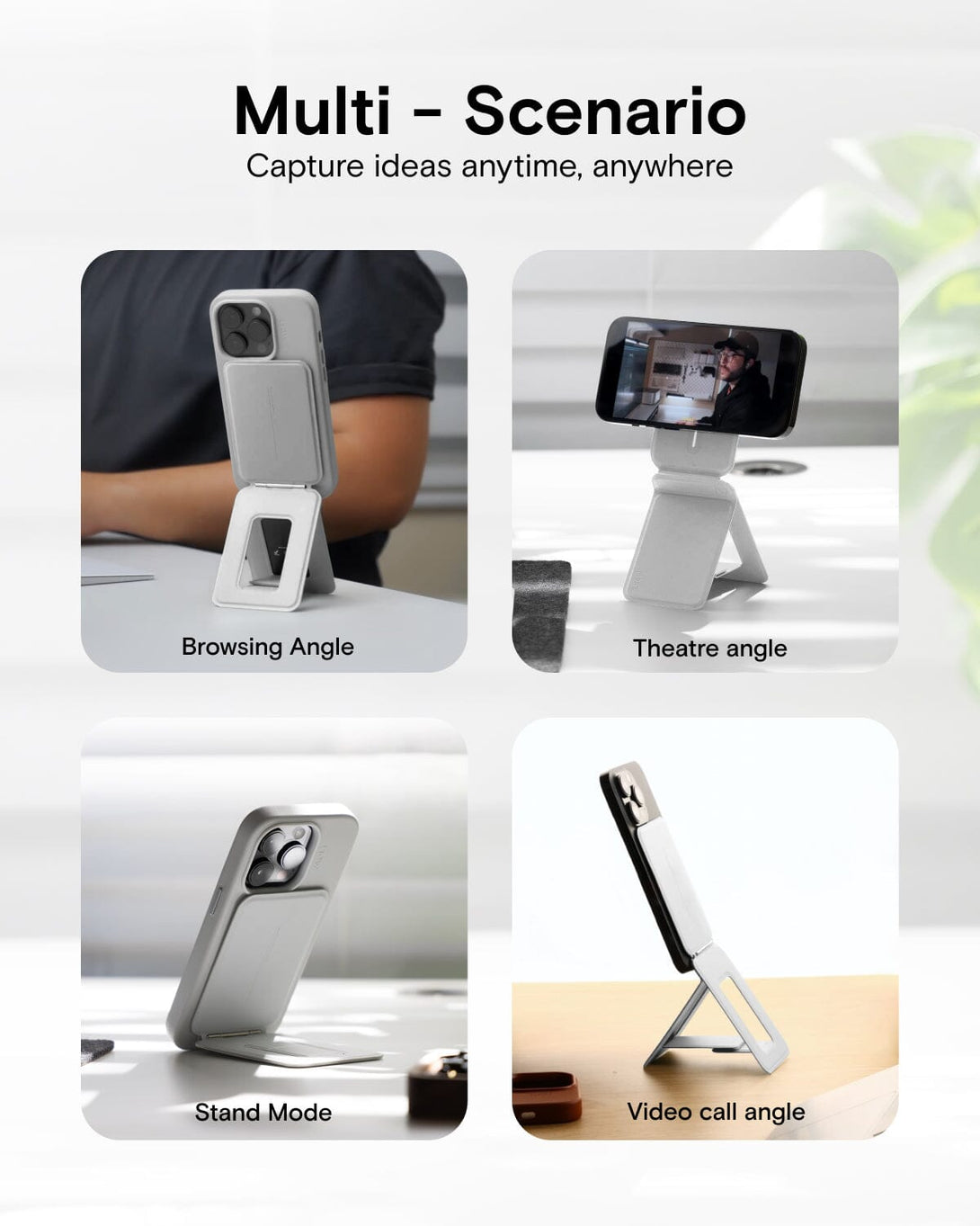 Snap Phone Tripod Stand MOVAS™ - Powerful Magnets For Phones MS027 