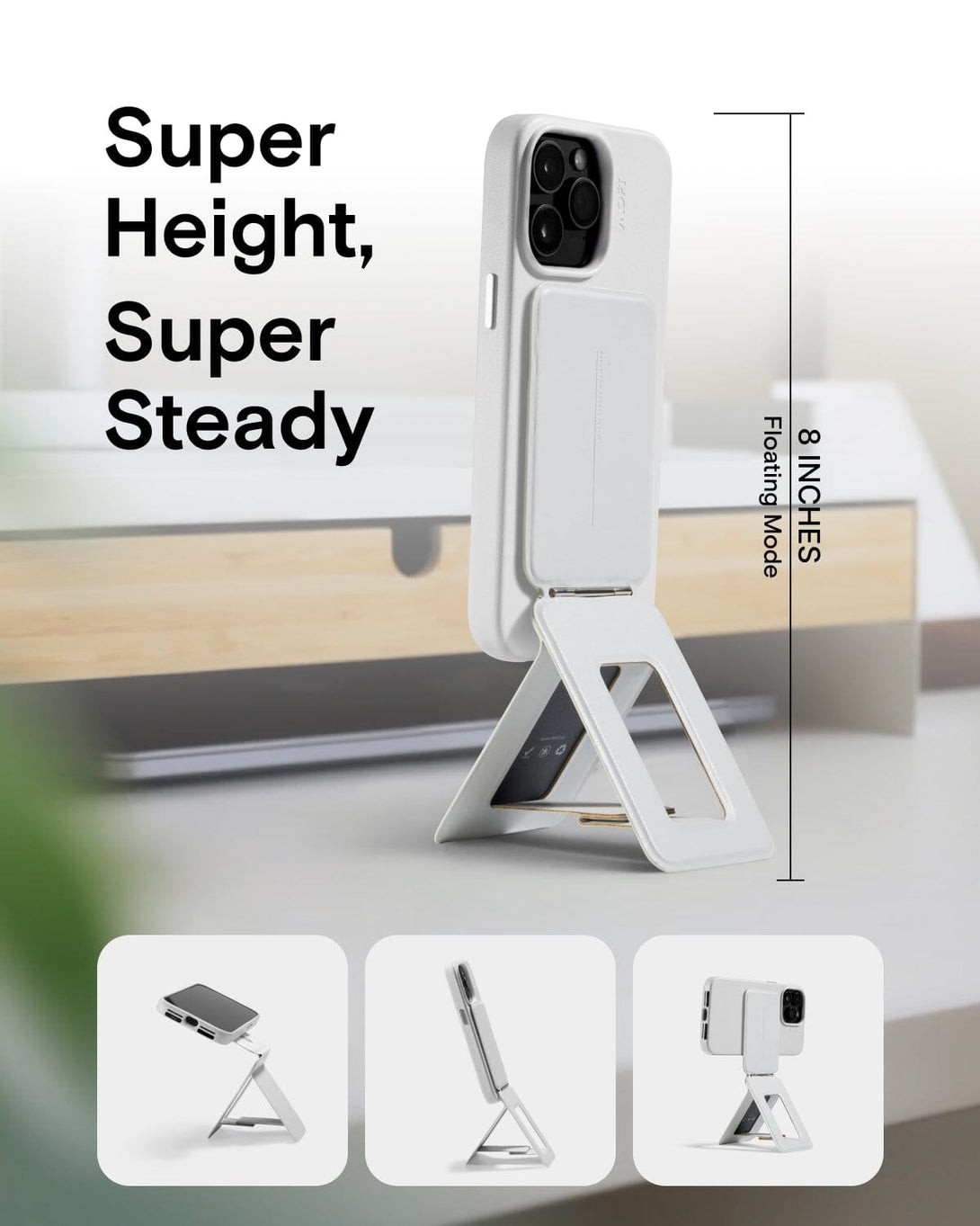 Snap Phone Tripod Stand MOVAS™ - Powerful Magnets For Phones MS027 