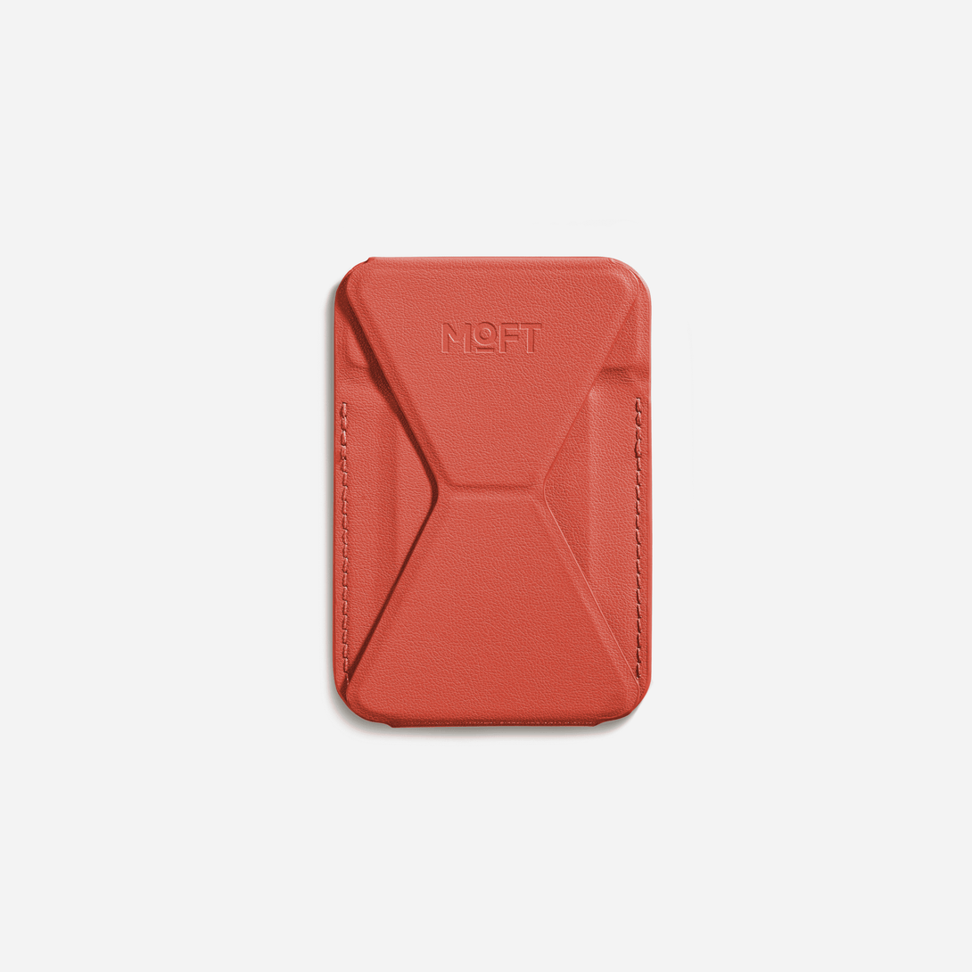 Product B MOFT Snap Phone Stand & Wallet MOVAS™ + Sunset Red 