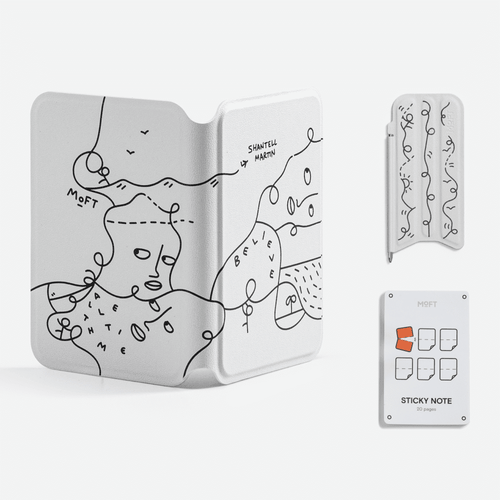 Snap Flow For Phones MC002 MOFT x Shantell Martin Snap Flow Note Pad 