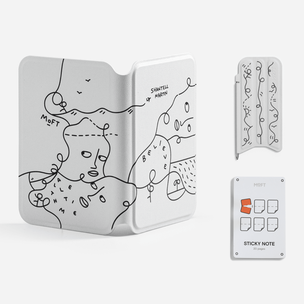 Shantell Martin x MOFT Snap Flow For Phones MG007 Snap Flow Note Pad 