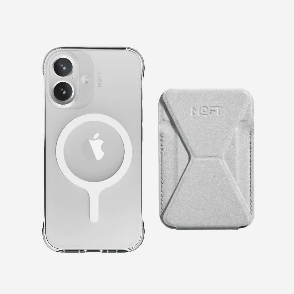 Case, Stand & Wallet Set for iPhone 16 - MagSafe Compatible For Phones MD021+MS007MP iPhone 16 Misty Cove 