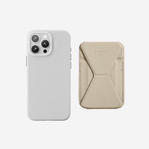 Case, Stand & Wallet MOVAS™ Set for iPhone 16 - MagSafe Compatible For Phones MD020A+MS007MP iPhone 16 Pro Misty Cove Earthen Beige