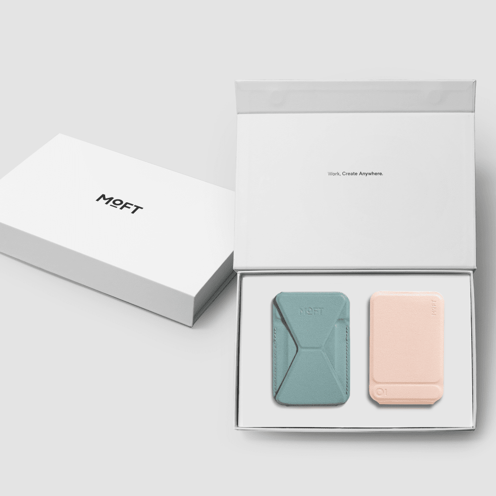 The Flex Kit For Phones - MagSafe Compatible For Phones MS007MP+MS027+MG005 Peach Pink Seafoam 