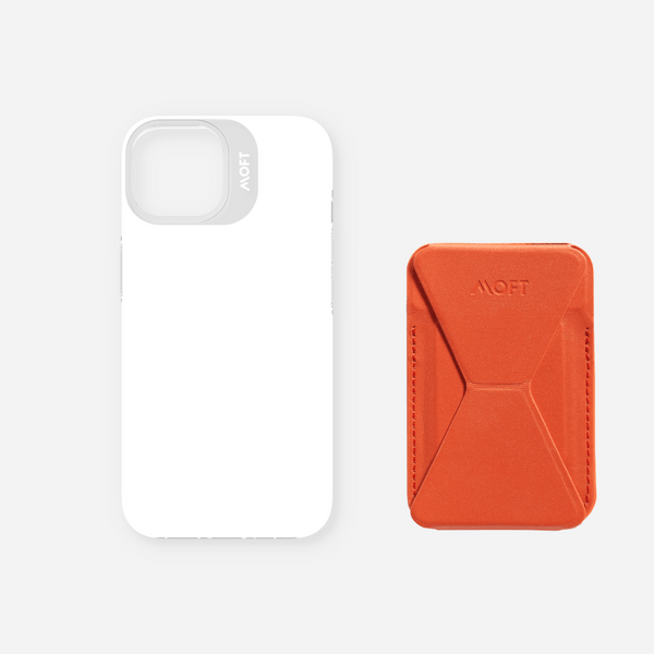 MOFT MagSafe - Soporte tipo cartera para iPhone serie 15/14/13/12, soporte  de teléfono compatible con MagSafe con 3 ángulos de visión, color gris frío